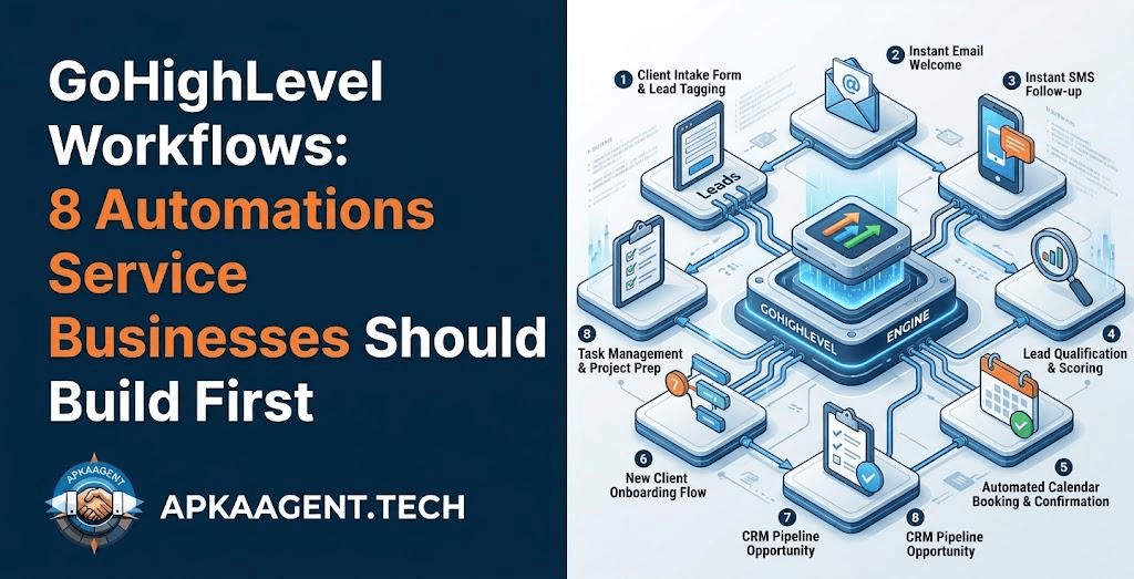 GoHighLevel Workflows: 8 Automations Service Businesses Should Build First