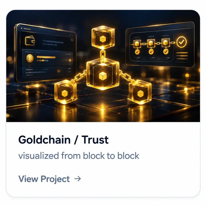 Goldchain project card — Audited, gas-efficient smart contract suite
