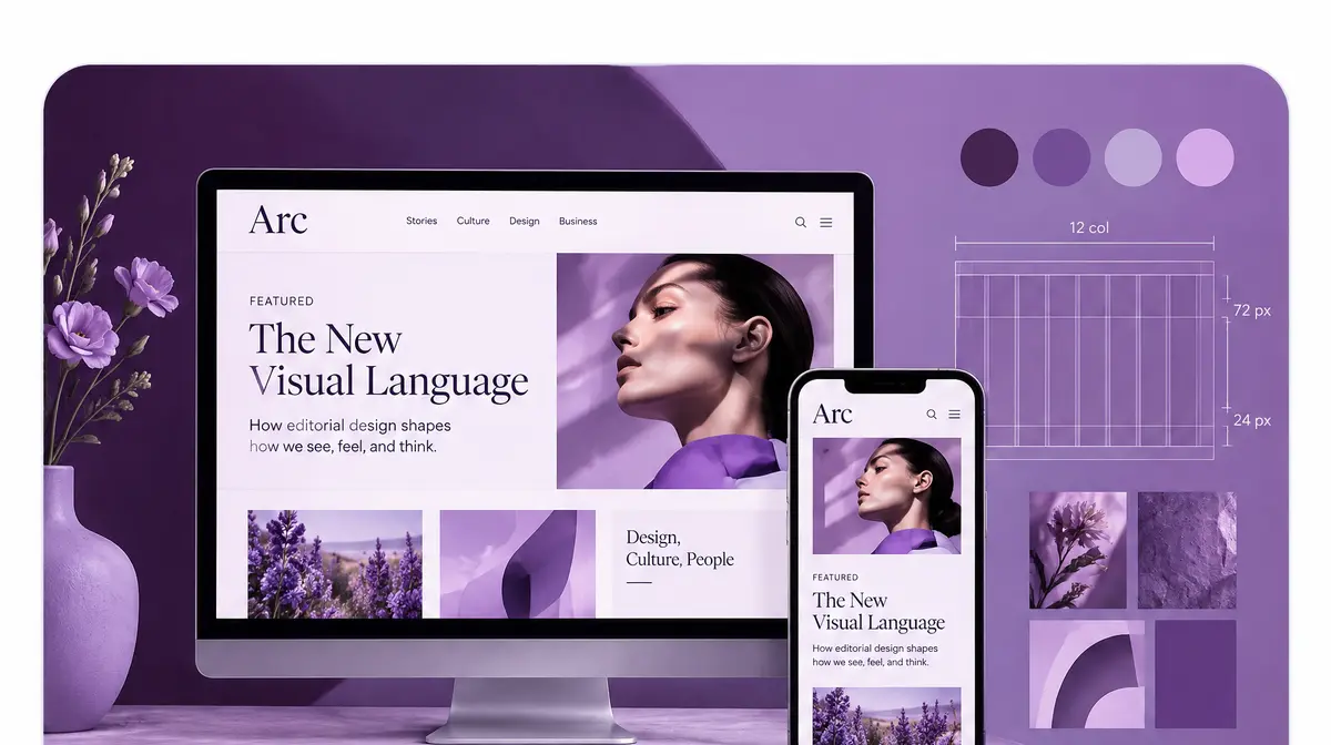 Arc Editorial — Editorial layout system built for long-form reading